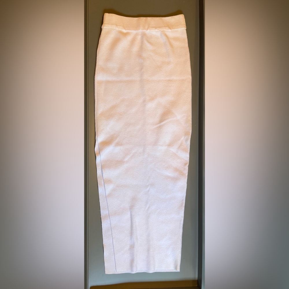 White skirt
